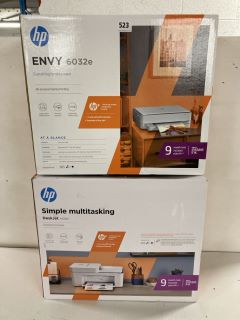 2 X ASSORTED HP PRINTERS TO INCLUDE HP DESKJET 4130E ESSENTIAL HOME PRINTER