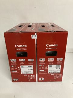 2 X ASSORTED CANON PRINTERS TO INCLUDE CANON PIXMA TS3355