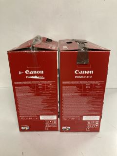 2 X CANON PIXMA TS3355 PRINTER