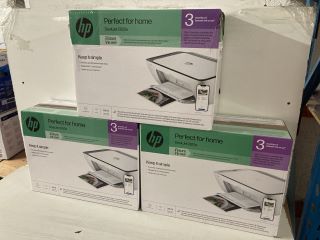 3 X HP DESKJET 2820E ALL IN ONE PRINTER