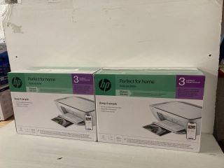 2 X HP DESKJET 2810E ALL IN ONE PRINTER