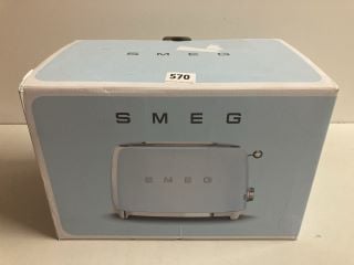 SMEG 2 SLICE TOASTER  IN BLUE - RRP £179