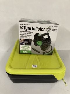 MOOKIE SWINGBALL& BONAIRE 12 VOLT TYRE INFLATOR