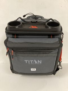 ARCTIC ZONE TITAN 22.5 LITRE 60 CAN COOLER WITH ALL TERRAIN CART