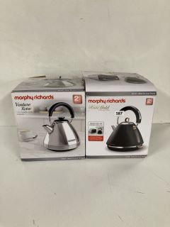 2 X ASSORTED KITCHEN APPLIANCES TO INCLUDE MORPHY RICHARDS ROSE GOLD COLLECTION 1.5L PYRAMID KETTLE