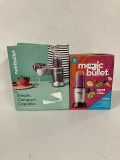 2 X ASSORTED BLENDERS TO INC MAGIC BULLET 200W BLENDER