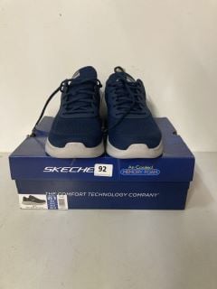 PAIR OF SKECHERS AIR COOLED MEMORY FOAM TRAINERS - SIZE UK 8