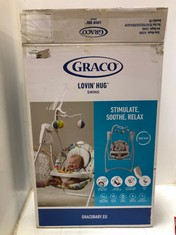 GRACO LOVIN' HUG BABY SWING - BEAR TALES - RRP £145