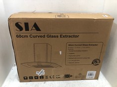 SIA 60CM CURVED GLASS EXTRACTOR MODEL NO-CGH60SS