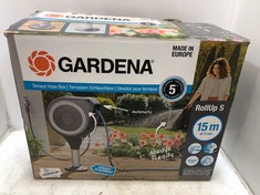 GARDENA ROLLUP S 15M TERRACE HOSE BOX - RRP £140