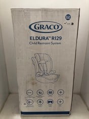 GRACO ELDURA R129 CHILD RESTRAINT SYSTEM CAR SEAT - MIDNIGHT