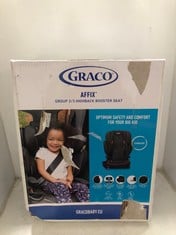 GRACO AFFIX LX GROUP 2/3 HIGHBACK BOOSTER CAR SEAT- STARGAZER