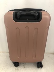 LUGG HARD SHELL SUITCASE - ROSE GOLD / BLACK