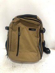 SAMSONITE TRAVEL BACKPACK - KHAKI