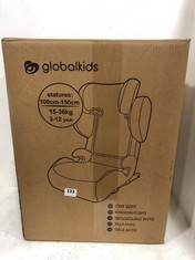 GLOBALKIDS CAR SEAT FOR 3 - 12 YRS