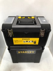 STANLEY 55.1L MOBILE WORK CENTER WITH METAL LATCHES