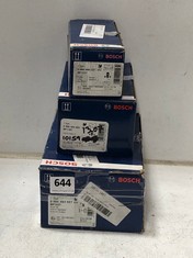 3 X BOSCH ASSORTED ITEMS TO INCLUDE BOSCH BRAKE PAD - 101670267