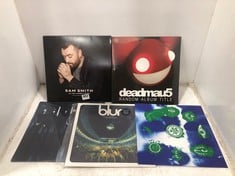 5 X ASSORTED VINYL RECORDS TO INCLUDE SAM SMITH IN THE LONELY HOUR VINYL