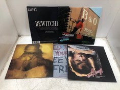 5 X ASSORTED VINYL RECORDS TO INCLUDE LAUFEY BEWITCHED ' THE GODDESS EDITION ' VINYL