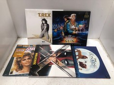 5 X ASSORTED VINYL RECORDS TO INCLUDE TREX GOLD VINYL