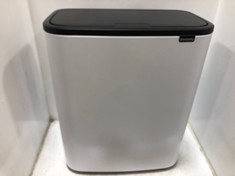 BRABANTIA TOUCH BIN HI WITH 1 INNER BUCKET - 60L - FRESH WHITE - RRP £146