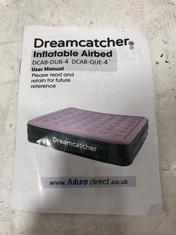 DREAMCATCHER INFLATABLE MATTRESS KING AIR BED - DARK GREY - RRP £100