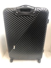 LARGE HARD SHELL SUITCASE IN BLACK