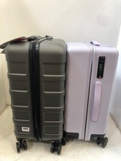 CABIN MAX 56L SUITCASE - DARK GREY TO INCLUDE PASTELS SMALL SUITCASE - LAVENDER