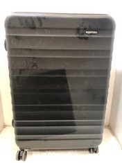 LARGE HARD SHELL SUITCASE IN BLACK