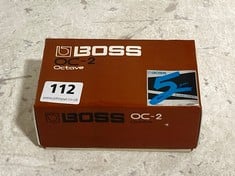 BOSS OC-2 OCTAVE GUITAR EFFECTS PEDAL RRP- £130