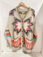 VITA GRACE WOOL KNIT CARDIGAN MULTI SIZE UNKNOWN