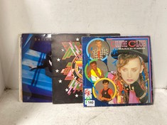 5 X ASSORTED VINYLS TO INCLUDE CULTURE CLUB COLOUR BY NUMBERS VINYL