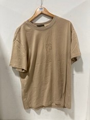 ESSENTIALS FEAR OF GOD T-SHIRT KHAKI SIZE LG