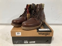 WRANGLER HILL TWEED THUNDERLITE S BOOTS BRIER SIZE 9 RRP- £99.99