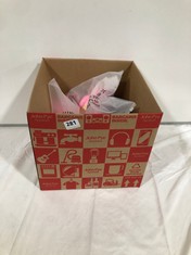 BOX OF ASSORTED WOMENS UNDERWEAR/SWIMWEAR TO INCLUDE THE LABEL THE TEENY BIKINI BABY PINK SIZE 10