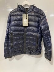 CANADA GOOSE CROFTON HOODY PUFFER JACKET ATLANTIC BLUE SIZE M RRP- £695