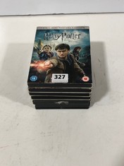 8 X ASSORTED HARRY POTTER DVDS TO INCLUDE THE DEATHLY HALLOWS PART 2