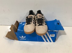 ADIDAS GAZELLE TRAINERS TAUPE/BLACK SUEDE SIZE 7