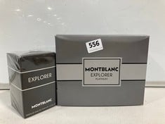 MONTBLANC EXPLORER PLATINUM EAU DE PARFUM SET TO INCLUDE MONTBLANC EXPLORER EAU DE PARFUM 100ML