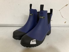 COTSWOLD BLENHEIM ANKLE WELLIES NAVY SIZE 5