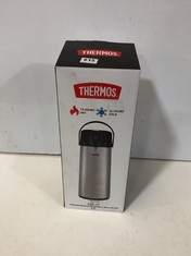 THERMOS PUMP POT VACUUM INSULATED DOUBLE WALL GLASS 2.5L