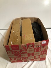 BOX OF ASSORTED HOUSEHOLD ITEMS TO INCLUDE BOX OF BLACK WASTE DISPOSAL SACKS