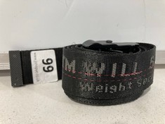 OFF WHITE INDUSTRIAL BELT BLACK RRP- £208