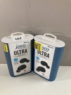 2 X JAM ULTRA BLUETOOTH EARBUDS