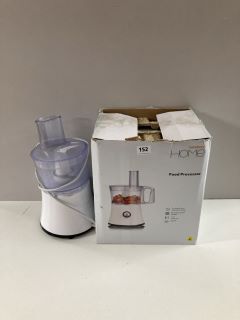 KITCHEN APPLIANCES TO INCLUDE A FOOD PROCESSOR