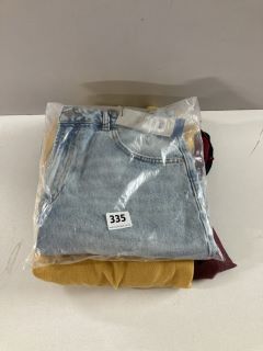 CLOTHING TO INCLUDE MINT VELVET DENIM SHORTS SIZE 12