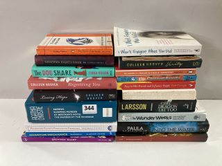 ASSORTED FICTION BOOKS