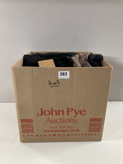 A BOX OF ASSORTED MENS AND WOMENS CLOTHING MAINLY UNSEALED