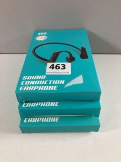 3 X KTWS K69 SOUND CONDUCTION EARPHONE