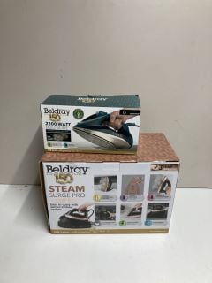 BELDRAY STEAM IRON AND A STEAM GENERATOR